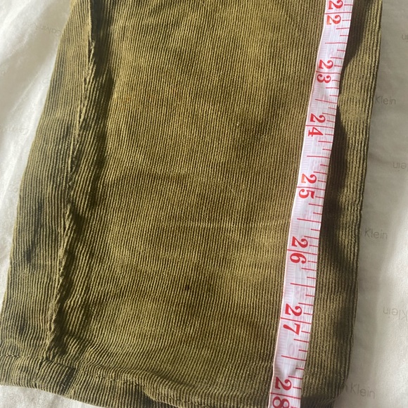 Lucky brand Olive green corduroy pants size 12 - Picture 4 of 8